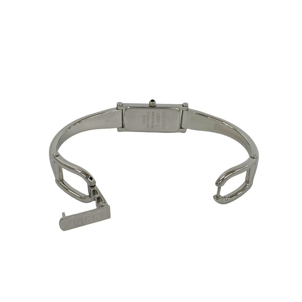 Gucci Bangle Watch Stainless Steel Quartz Wrist Silver — view 9