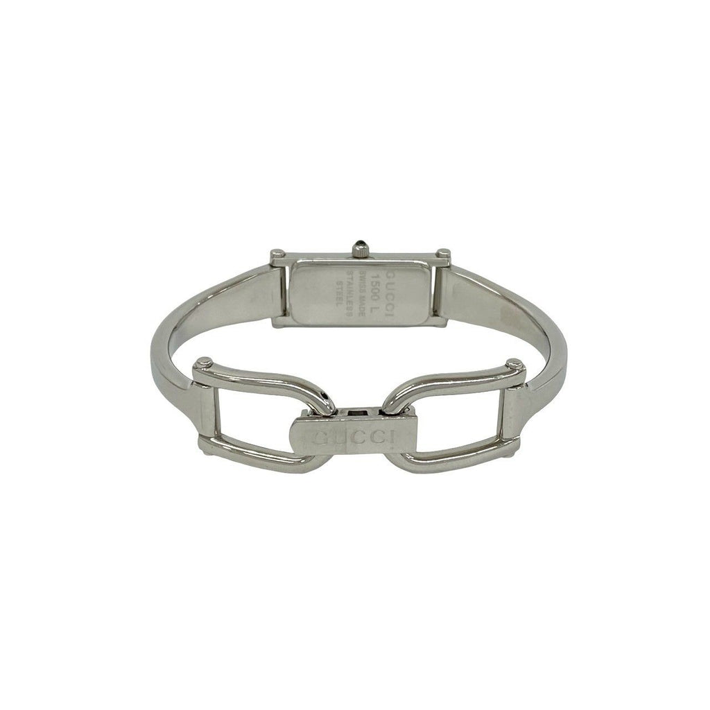 Gucci Bangle Watch Stainless Steel Quartz Wrist Silver — view 8