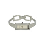 Gucci Bangle Watch Stainless Steel Quartz Wrist Silver — view 7