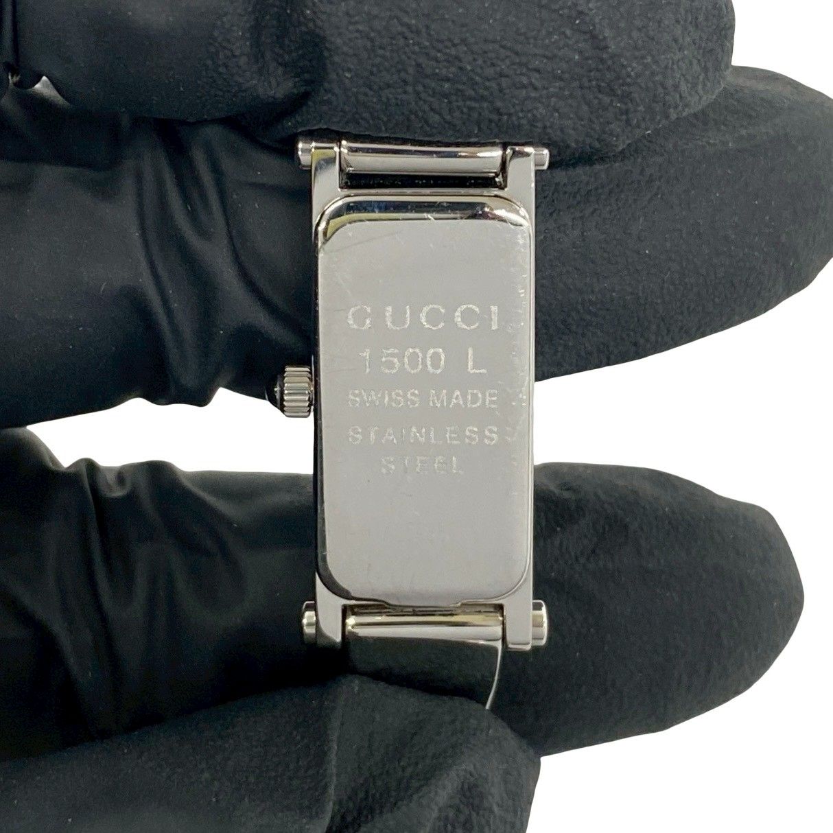Gucci Bangle Watch Stainless Steel Quartz Wrist Silver — view 5