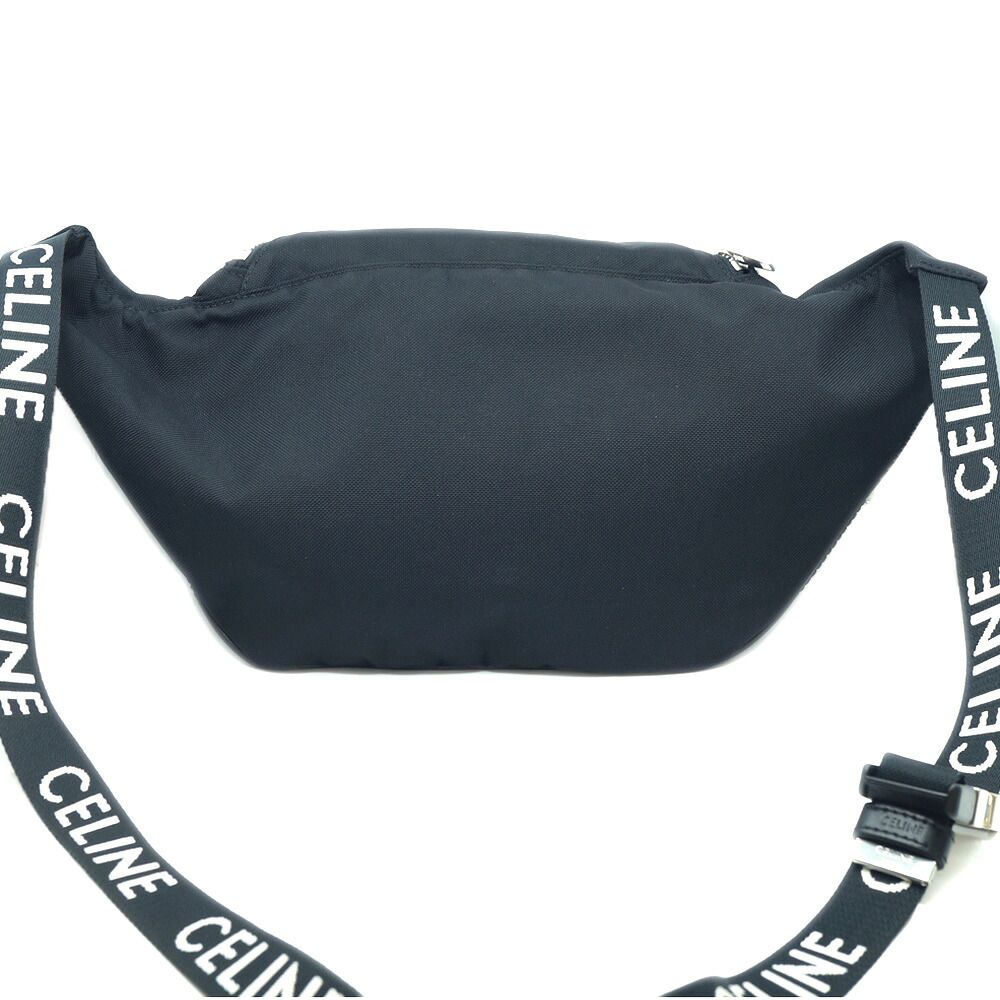 Celine Belt Bag Black Silver Canvas — view 2