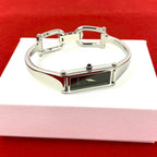 Gucci Bangle Watch Stainless Steel Quartz Wrist Silver