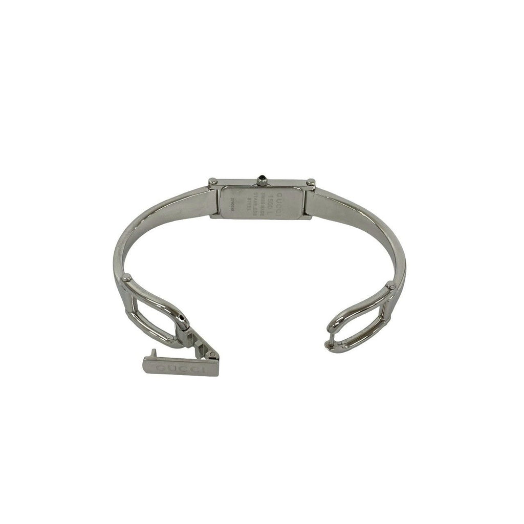 Gucci Bangle Watch Stainless Steel Quartz Wrist Silver — view 9