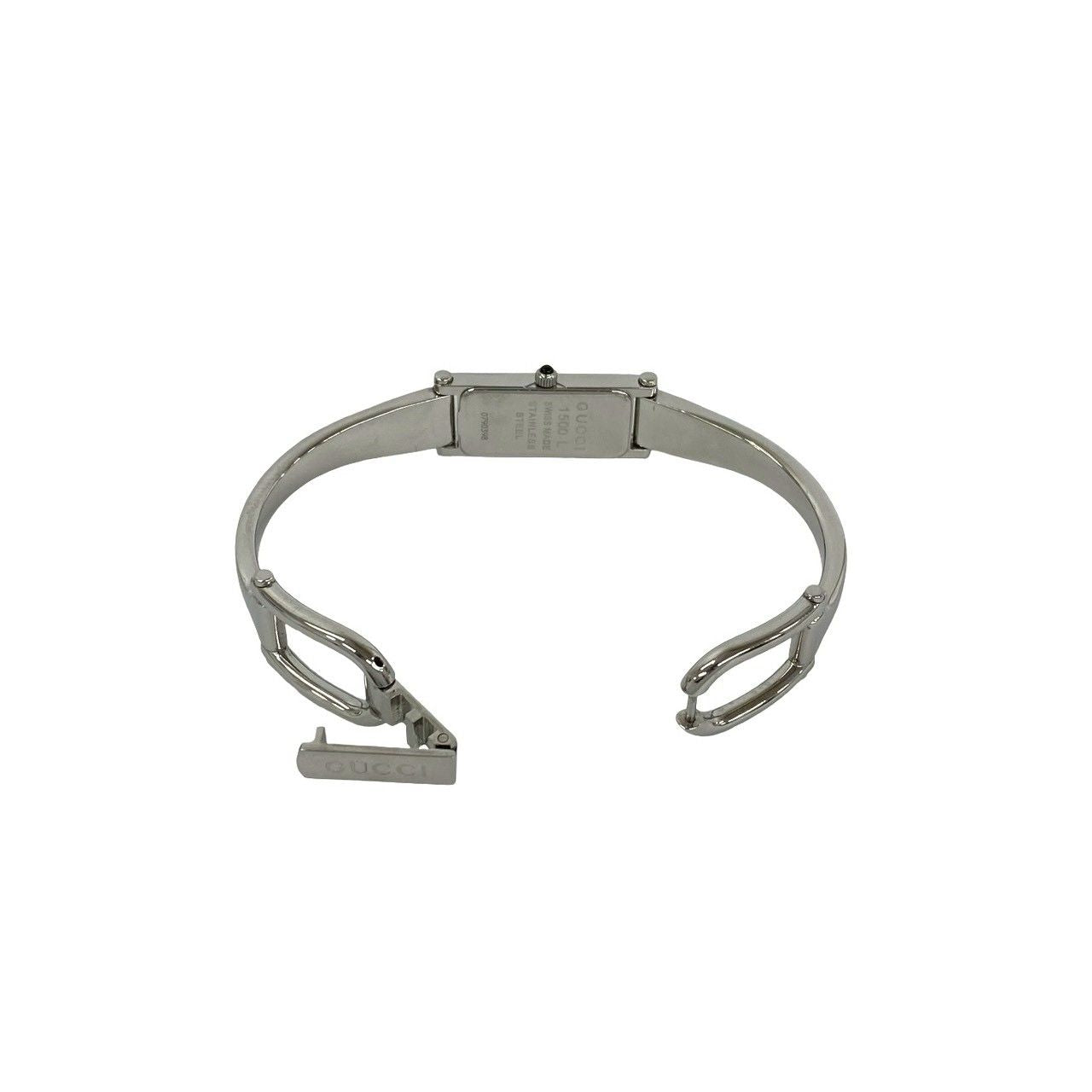 Gucci Bangle Watch Stainless Steel Quartz Wrist Silver — view 9