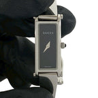 Gucci Bangle Watch Stainless Steel Quartz Wrist Silver — view 4