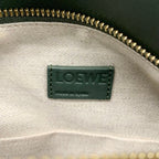 Loewe Puzzle Shoulder Bag Green Gold Small Anagram — view 7