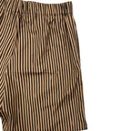 Fendi Shorts Striped Arxk 48 Cotton Brown Black — view 6
