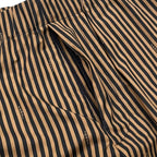 Fendi Shorts Striped Arxk 48 Cotton Brown Black — view 7