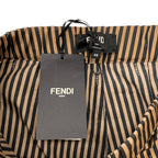 Fendi Shorts Striped Arxk 48 Cotton Brown Black — view 8