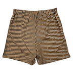 Fendi Shorts Striped Arxk 48 Cotton Brown Black — view 2