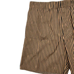 Fendi Shorts Striped Arxk 48 Cotton Brown Black — view 3