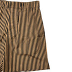 Fendi Shorts Striped Arxk 48 Cotton Brown Black — view 4