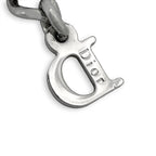 Dior Pink Logo Plate Ribbon Motif Necklace — view 6
