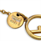Fendi Rhinestone Bracelet Gold — view 4