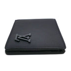Louis Vuitton Portefeuille Multiple Bifold Wallet Aerogram Black — view 3