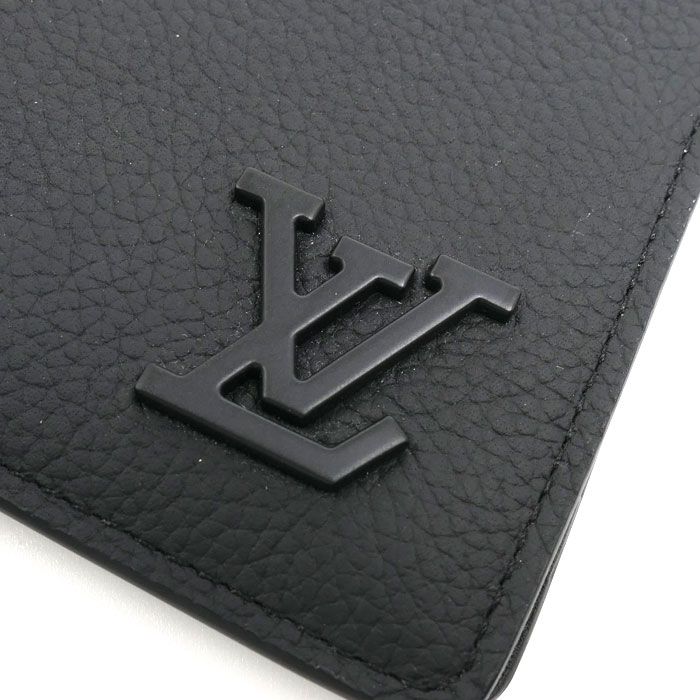 Louis Vuitton Portefeuille Multiple Bifold Wallet Aerogram Black — view 6