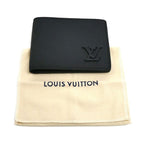 Louis Vuitton Portefeuille Multiple Bifold Wallet Aerogram Black — view 8