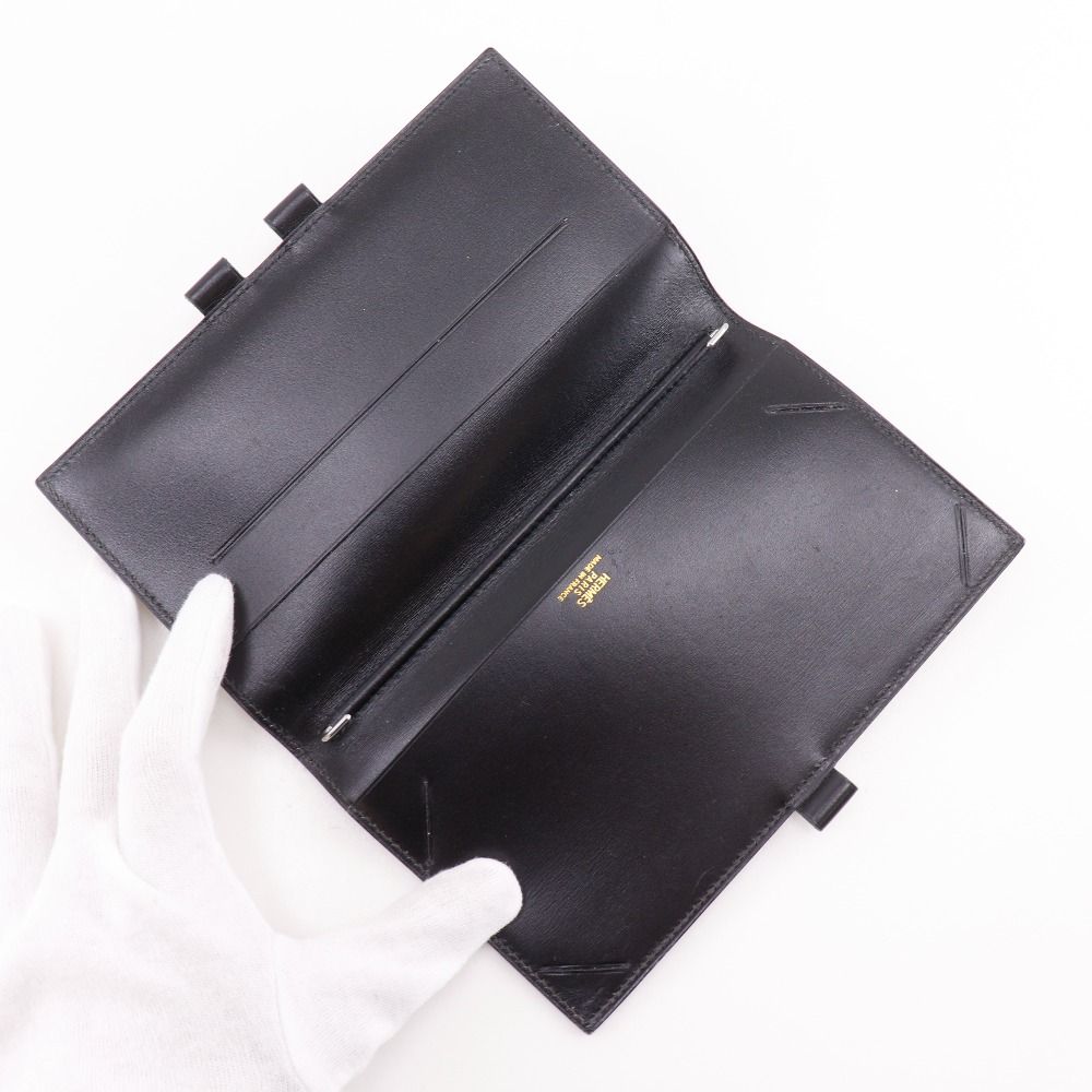 Hermes Agenda Vision Box Calf Black a Notebook Cover — view 8