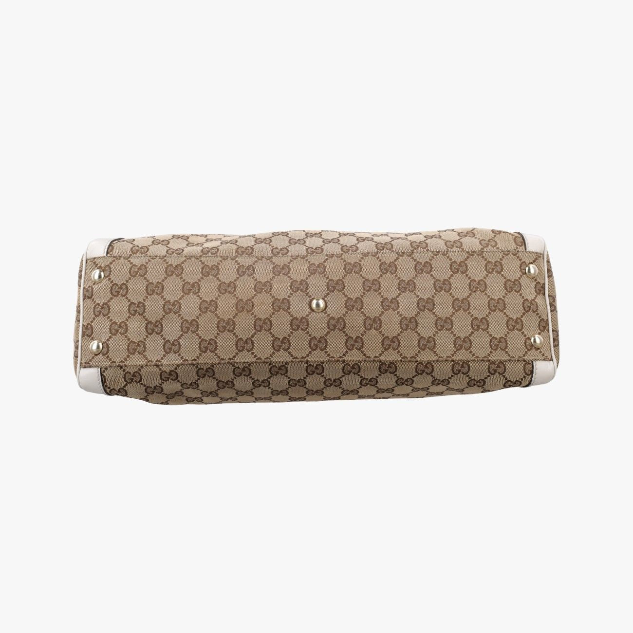 Gucci GG Abbey Brown Canvas Leather Shoulder — view 3