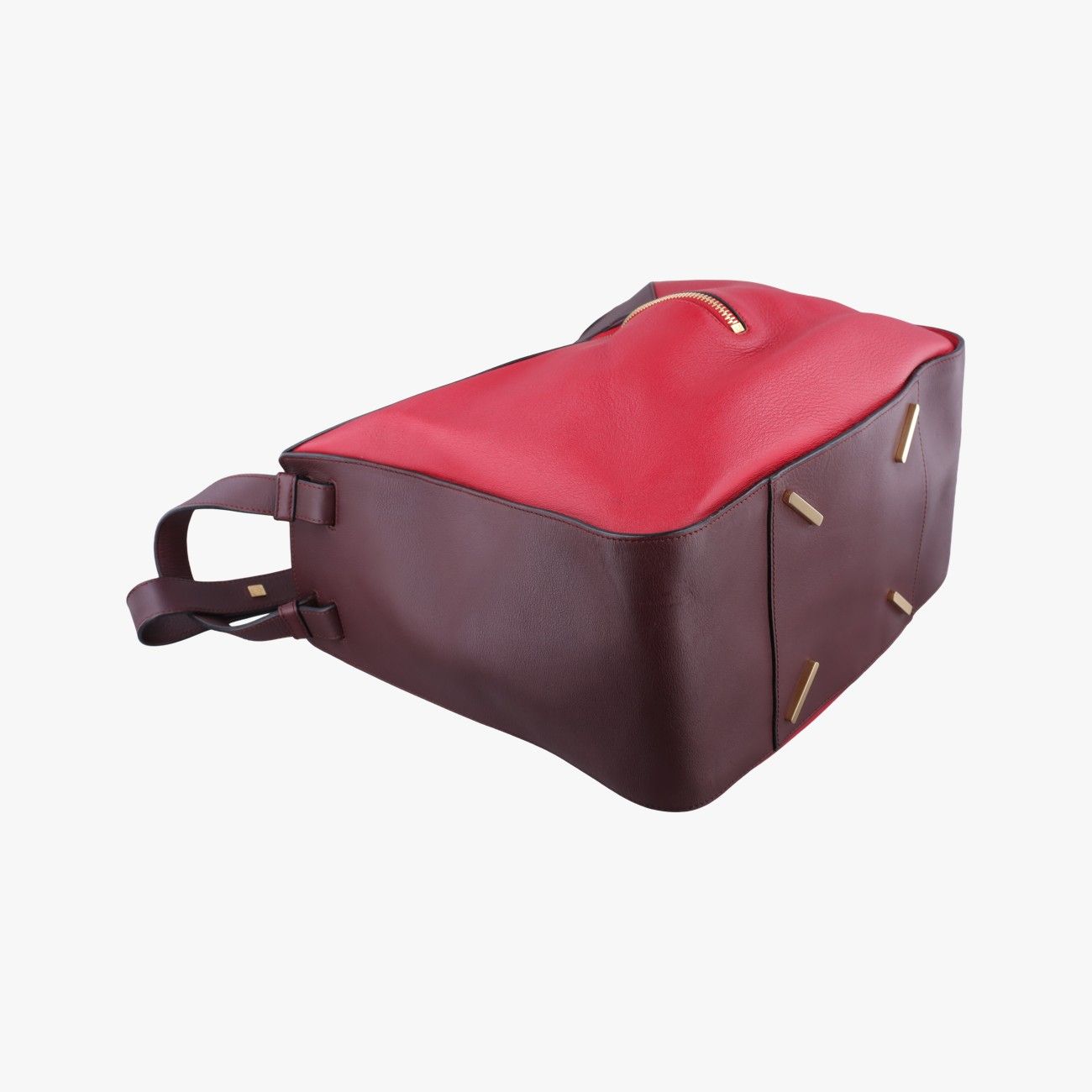 Loewe Hammock Red Wine Leather Shoulder — view 5