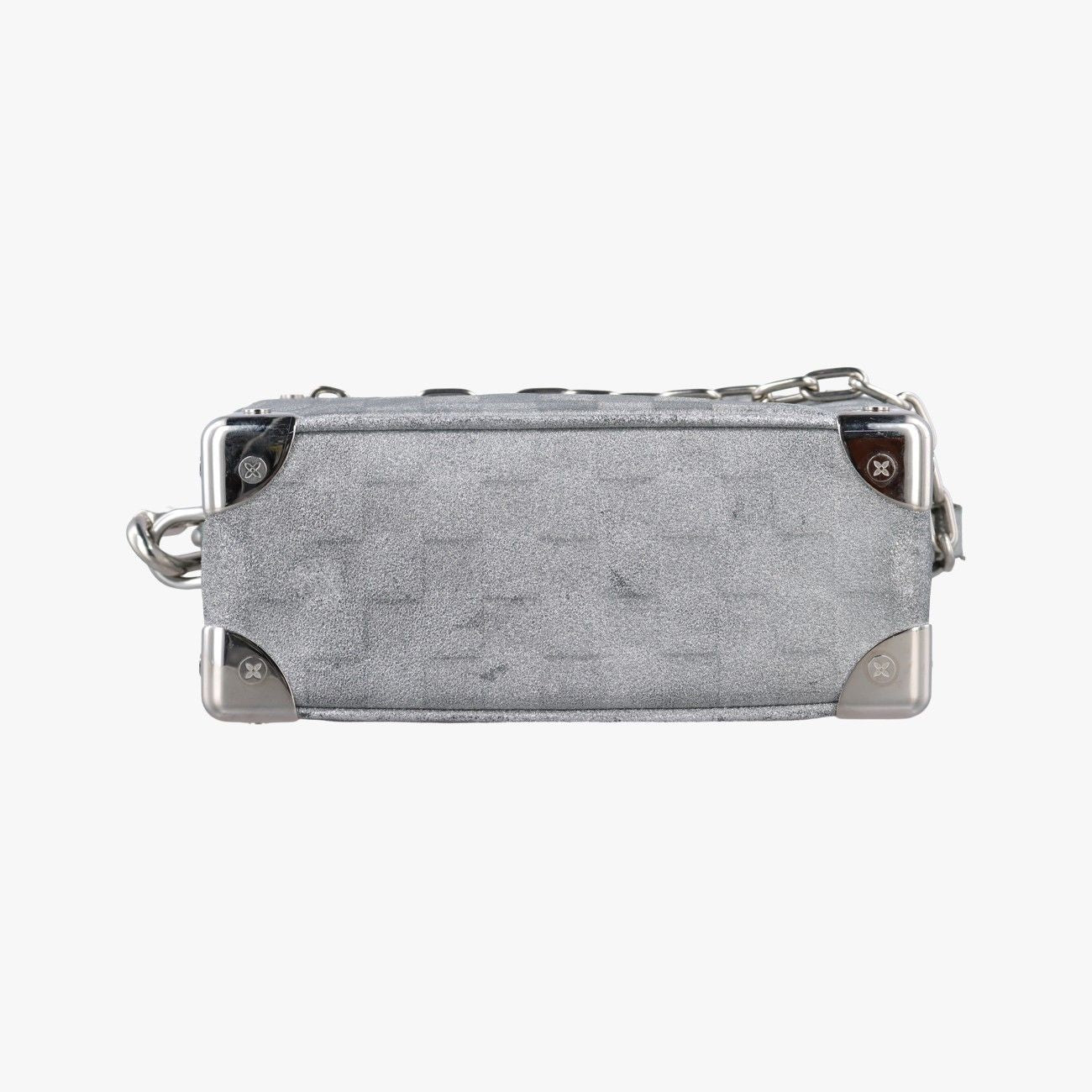 Louis Vuitton Mini Soft Trunk Silver Leather — view 3