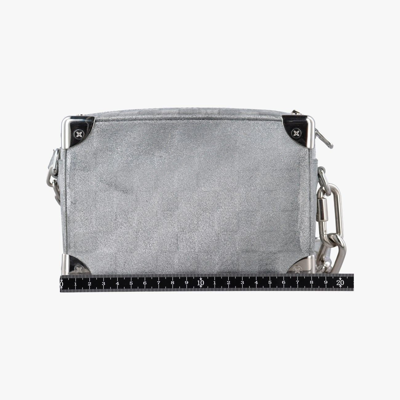Louis Vuitton Mini Soft Trunk Silver Leather — view 2