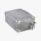 Louis Vuitton Mini Soft Trunk Silver Leather — view 6