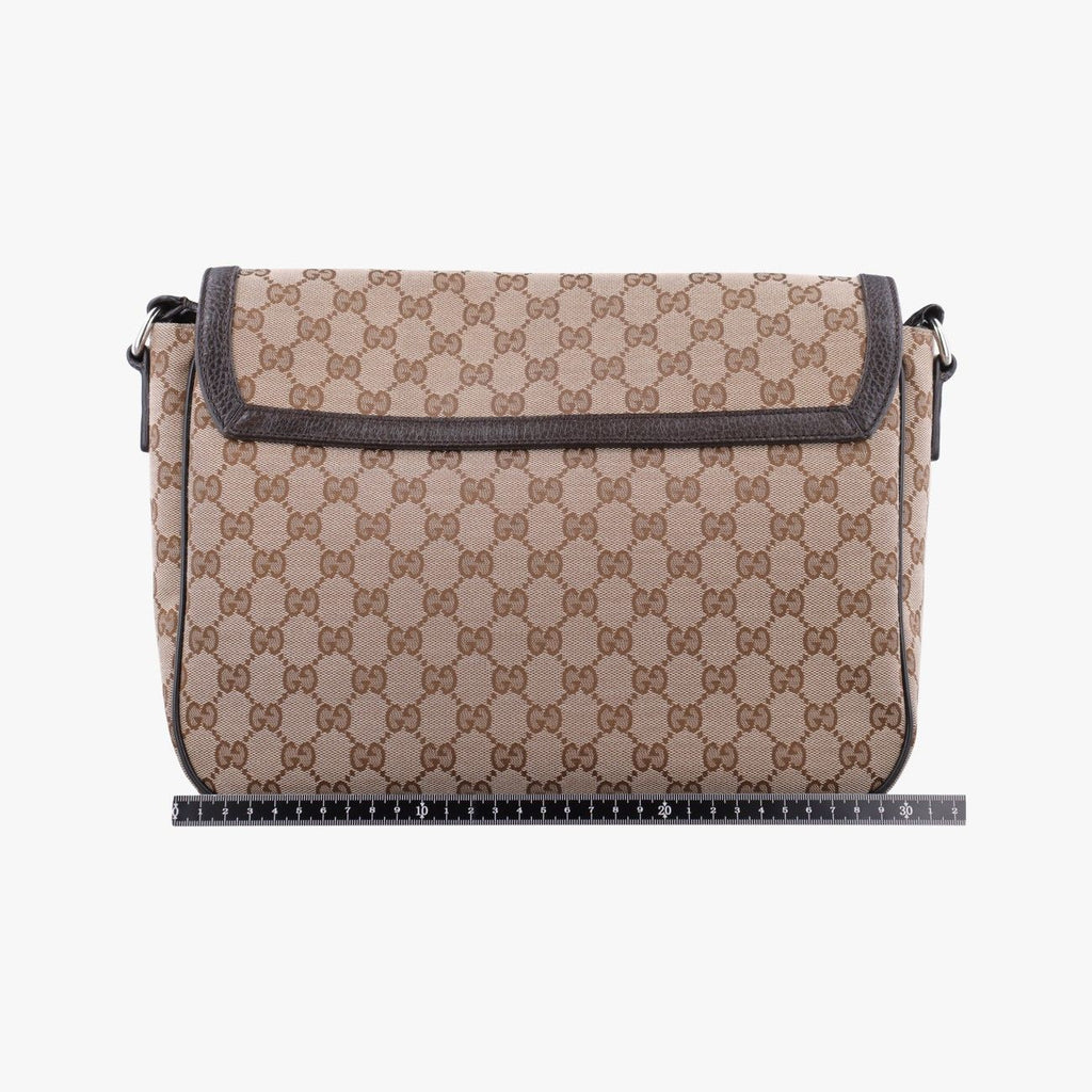 Gucci Messenger Beige Brown GG Canvas Leather — view 2