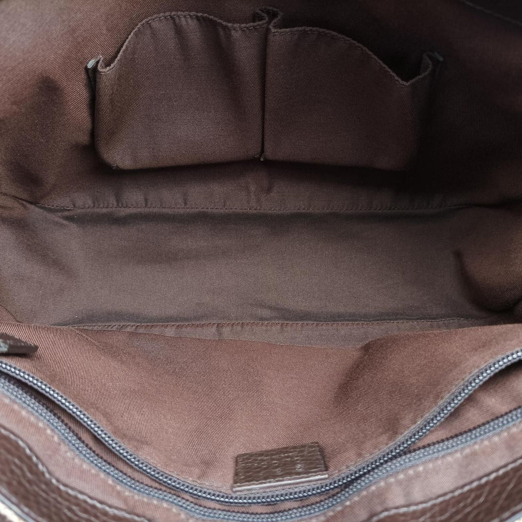 Gucci Messenger Beige Brown GG Canvas Leather — view 9