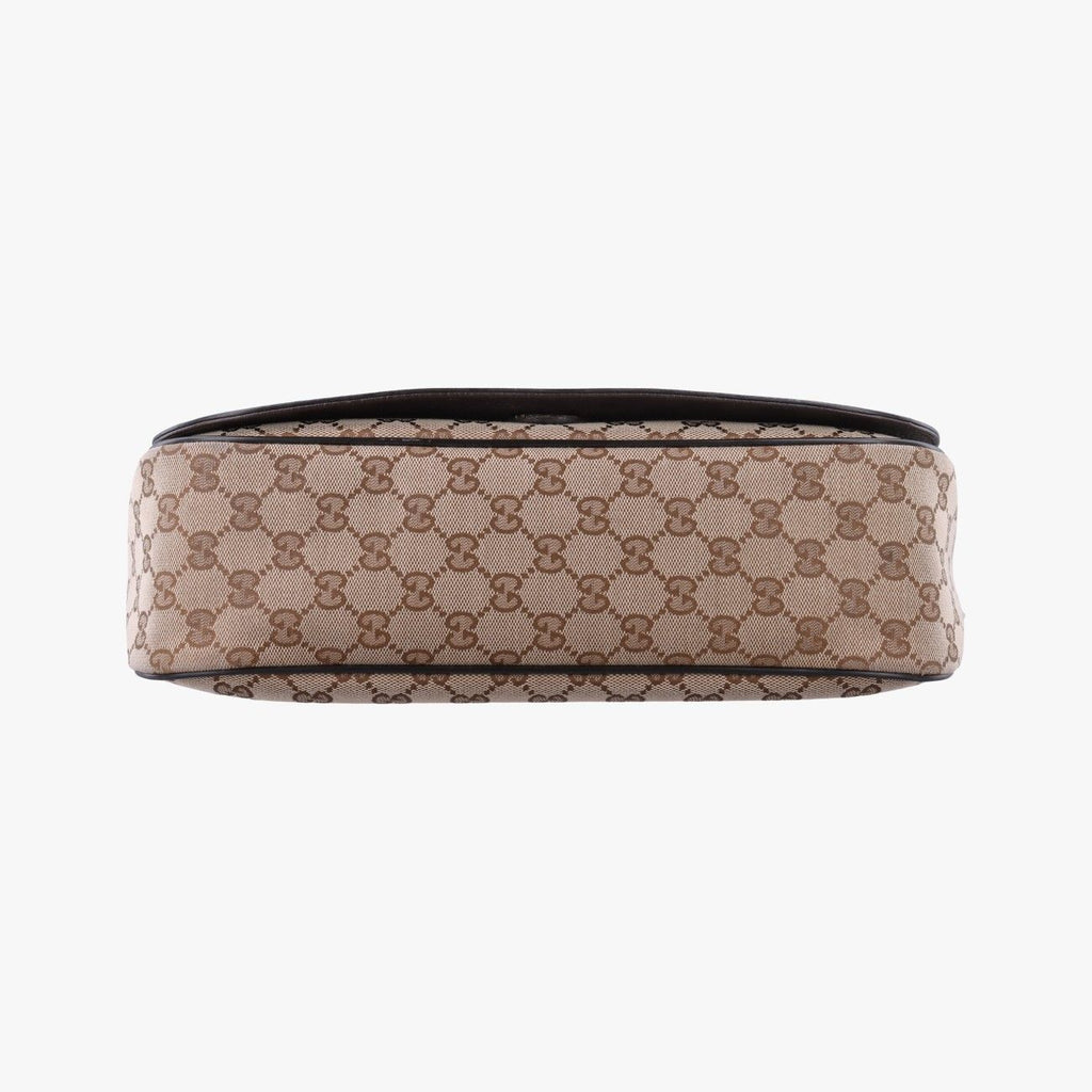 Gucci Messenger Beige Brown GG Canvas Leather — view 3