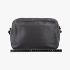 Saint Laurent Fringe Gray Leather Shoulder — view 2