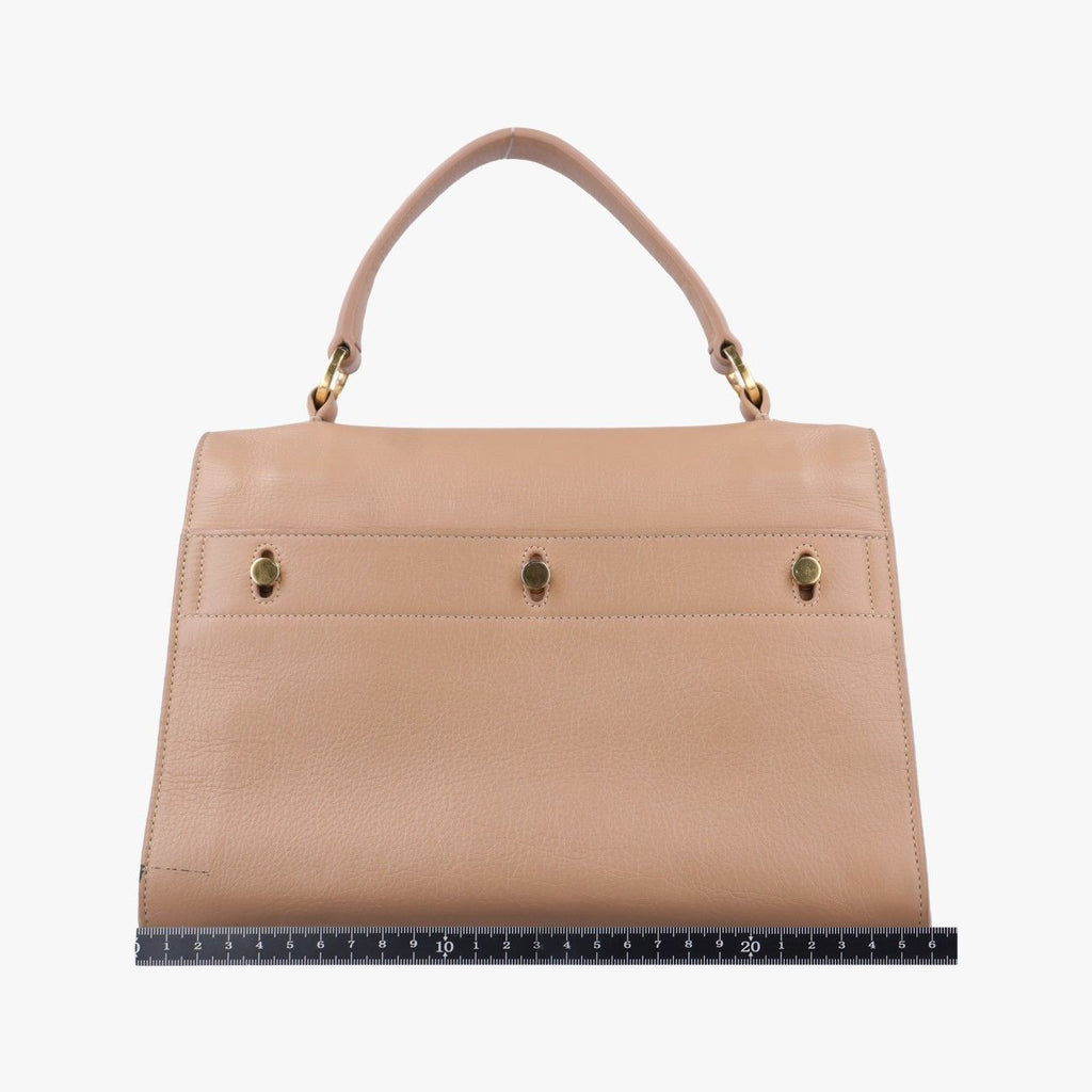 Saint Laurent Muse to Beige Leather Shoulder — view 2