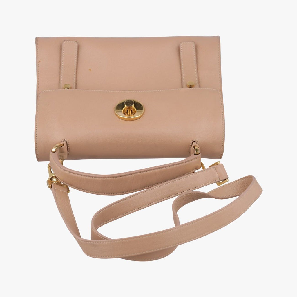Saint Laurent Muse to Beige Leather Shoulder — view 8