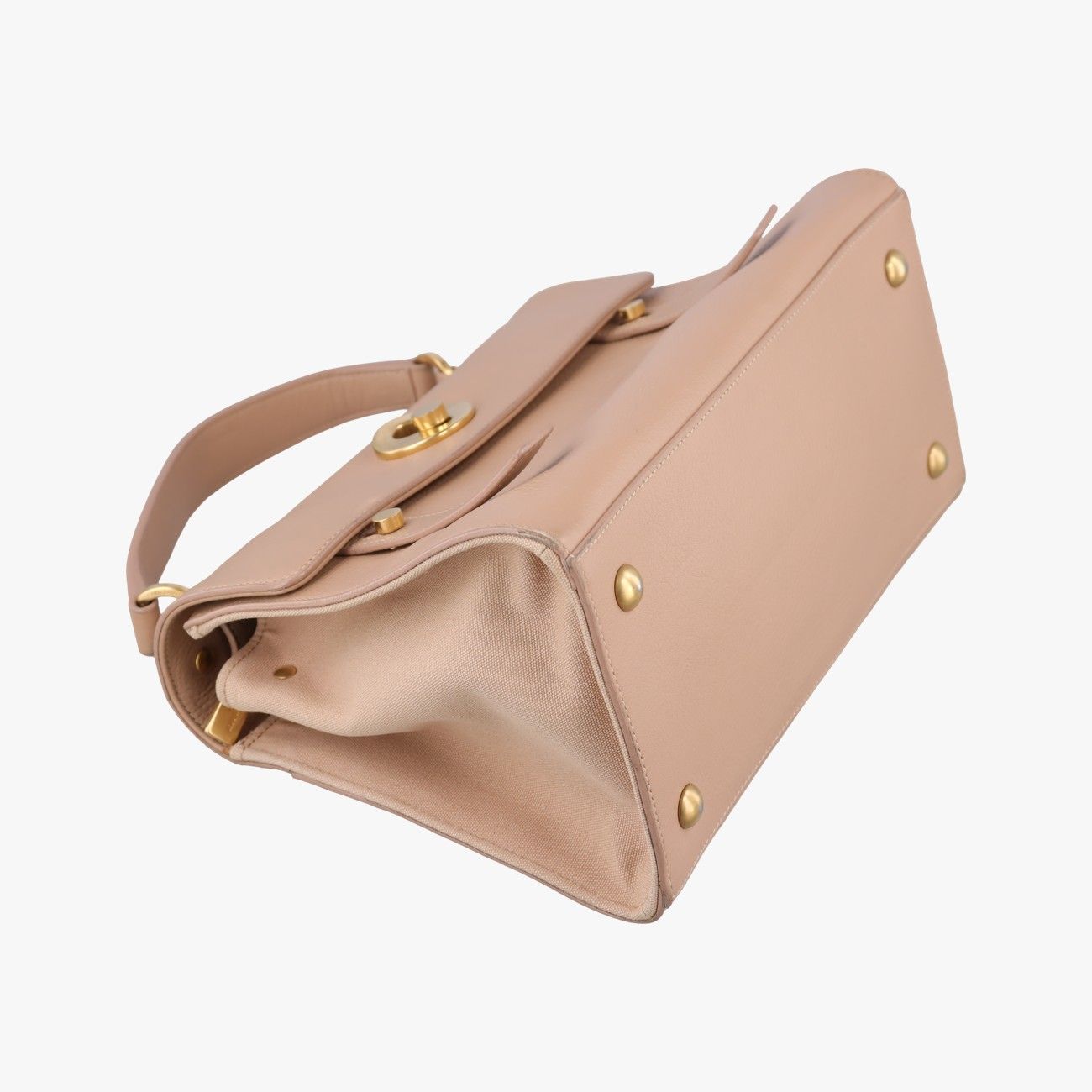 Saint Laurent Muse to Beige Leather Shoulder — view 5