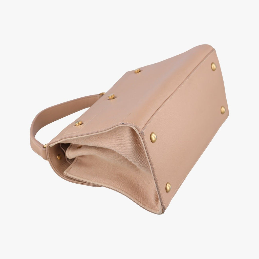 Saint Laurent Muse to Beige Leather Shoulder — view 7
