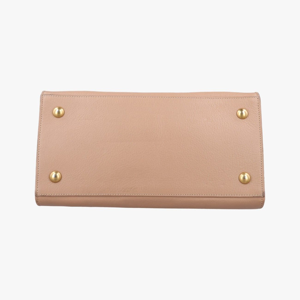 Saint Laurent Muse to Beige Leather Shoulder — view 3