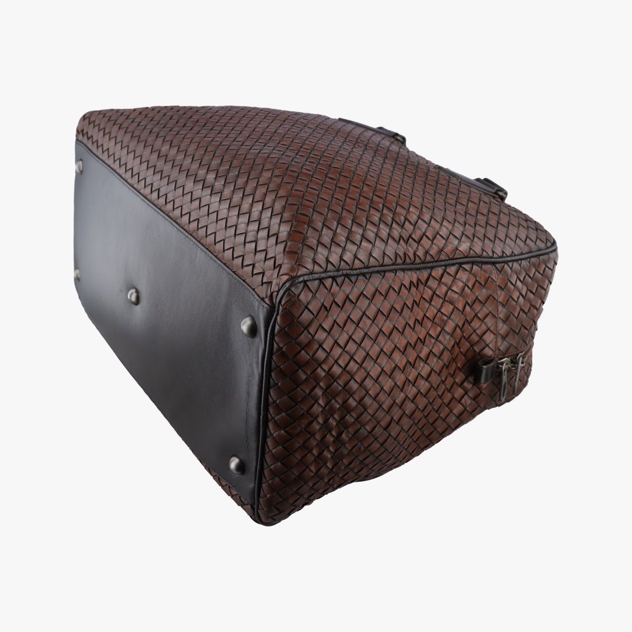 Bottega Veneta Intrecciato Brown Lambskin Handbag — view 4