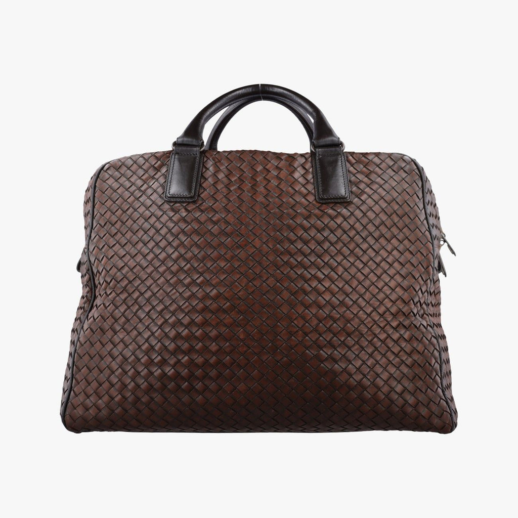 Bottega Veneta Intrecciato Brown Lambskin Handbag
