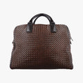 Bottega Veneta Intrecciato Brown Lambskin Handbag