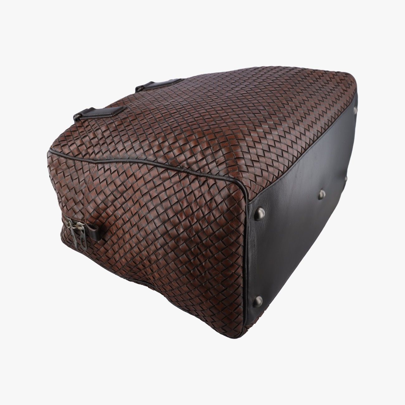 Bottega Veneta Intrecciato Brown Lambskin Handbag — view 7
