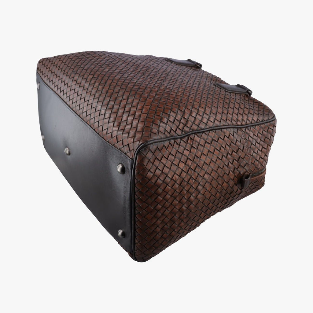 Bottega Veneta Intrecciato Brown Lambskin Handbag — view 6