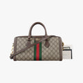 Gucci Ophidia GG Small Brown Canvas Leather Shoulder