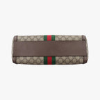 Gucci Ophidia GG Small Brown Canvas Leather Shoulder — view 3