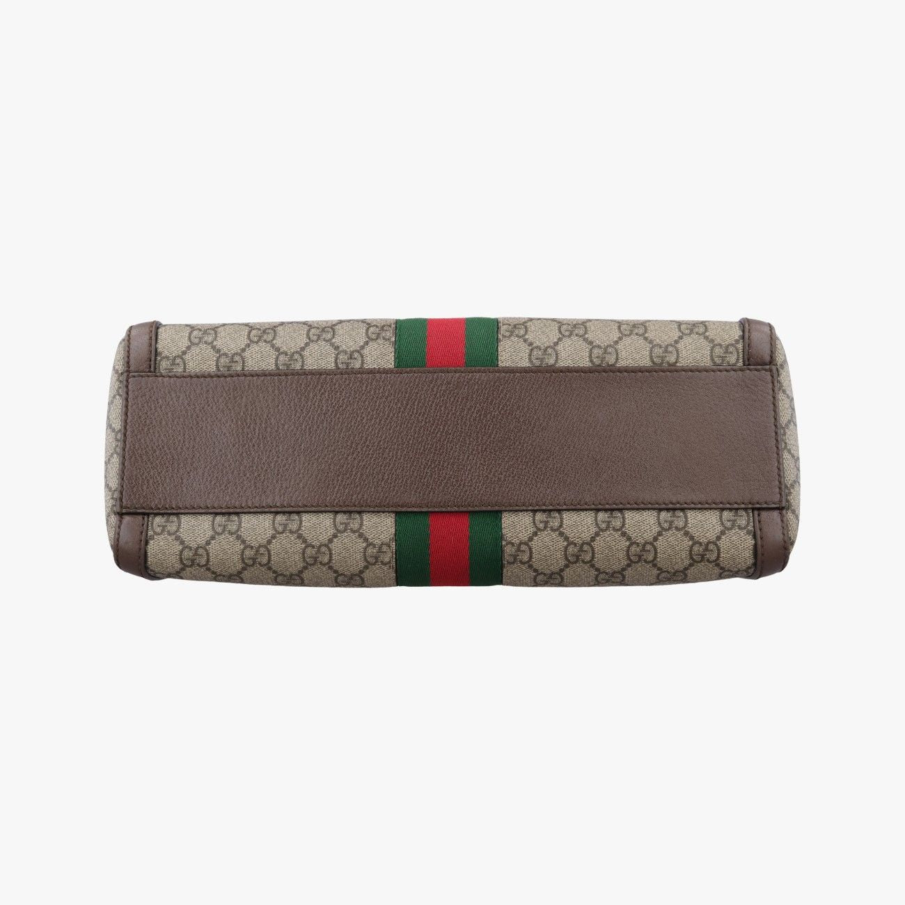 Gucci Ophidia GG Small Brown Canvas Leather Shoulder — view 3