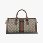 Gucci Ophidia GG Small Brown Canvas Leather Shoulder — view 2