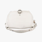 Gucci Guccissima Large Techno Horsebit Hobo White Leather — view 8