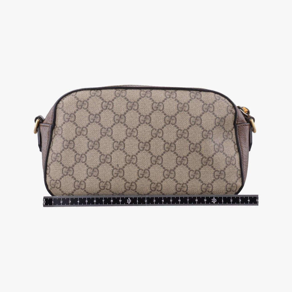 Gucci Neo Vintage Messenger Beige Brown Canvas Leather — view 2