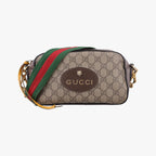 Gucci Neo Vintage Messenger Beige Brown Canvas Leather