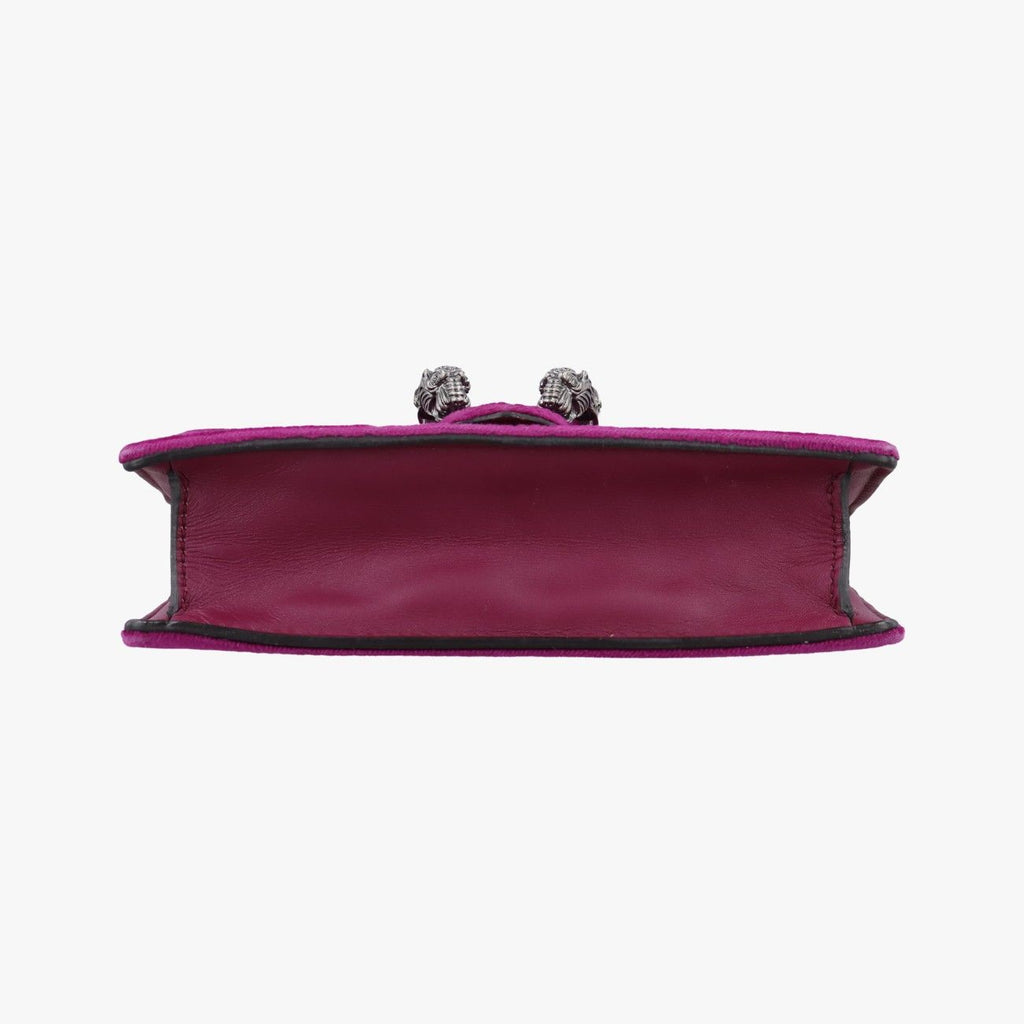 Gucci Dionysus Purple Velour Leather Shoulder — view 3
