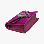 Gucci Dionysus Purple Velour Leather Shoulder — view 5